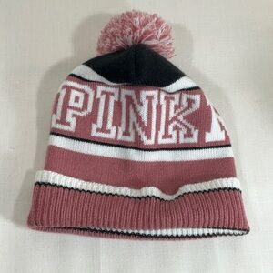 Victoria's Secret Pink Nation Pom Beanie - NWOT